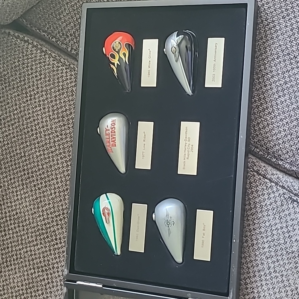 Harley half gas tank display case